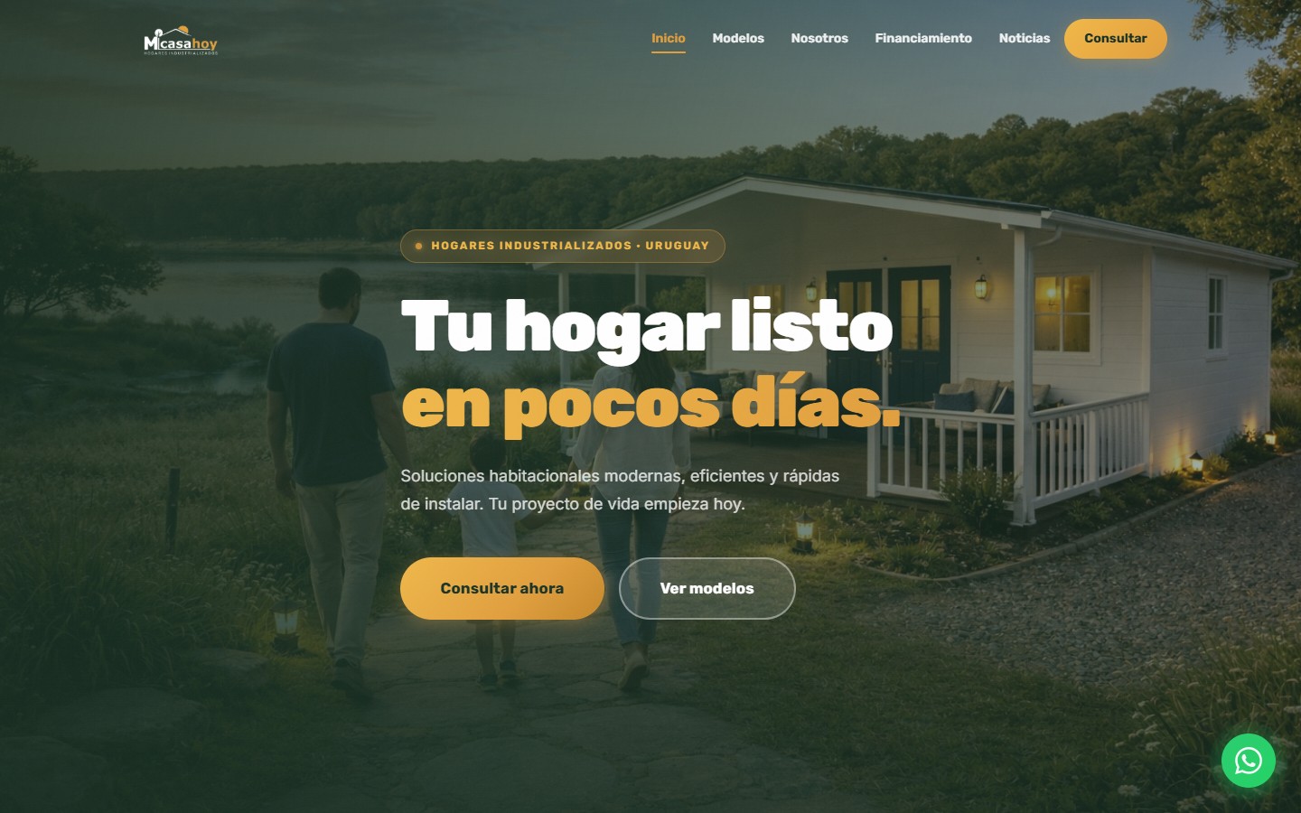 Diseño web MiCasaHoy — WebYa.uy